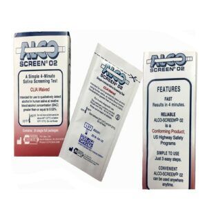 Alco Screen 02 DOT APPROVED Saliva Alcohol Test