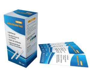 Alcohol Saliva Test Strip Kit - Measures Blood Alcohol Content from 0.02% to 0.30%