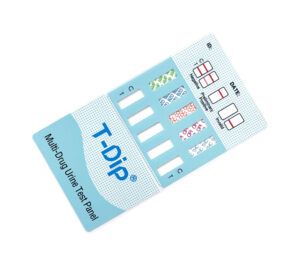 10 Panel Drug Test Dip Card (AMP, BAR, BZO, COC, mAmp, MTD, OPI, OXY, PCP, THC)