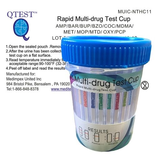11 Panel Drug Test w/o THC – QTEST™